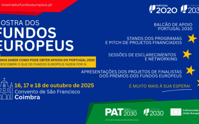 A Mostra dos Fundos Europeus está de regresso de 16 a 18 de outubro em Coimbra!