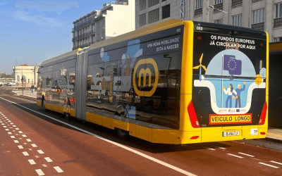 Representantes da Comissão Europeia visitam o Metrobus do Mondego