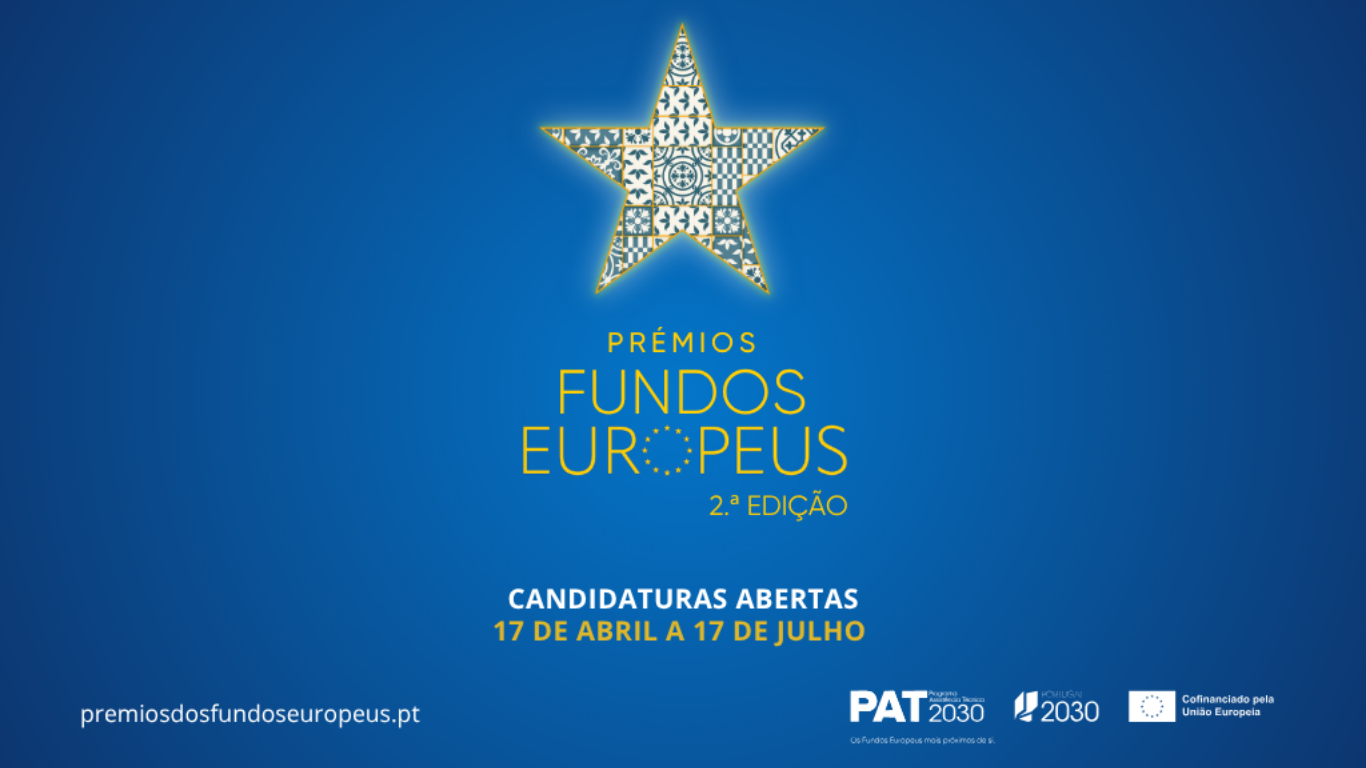 Já estão abertas as candidaturas à 2.ª edição dos Prémios dos Fundos Europeus!