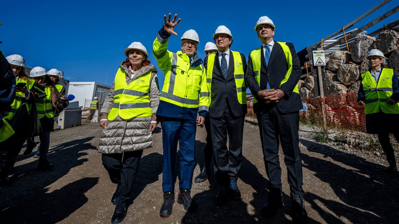Vice-presidente da Comissão Europeia visita obra dos Túneis de Drenagem de Lisboa, cofinanciada pelo Sustentável 2030