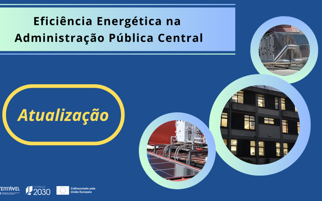 Atualização de documento no Aviso para Eficiência Energética na Administração Pública Central
